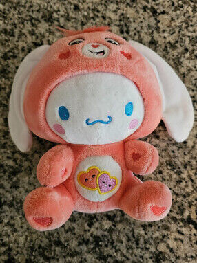 Sanrio Hello Kitty And Friends Cinnamoroll Love-A-Lot Carebear 9" Pink Plush